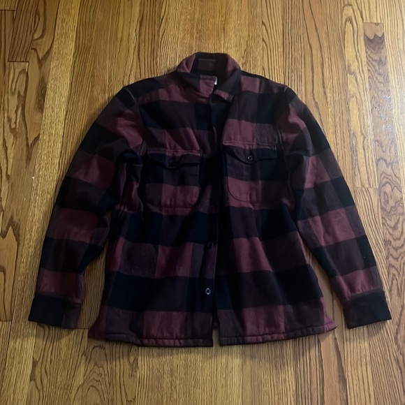Abercrombie Men’s Soft Red and Black Flannel Size M - Picture 1 of 6
